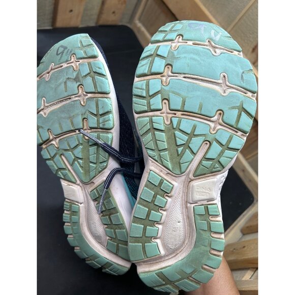 Brooks Ghost 11 Womens Running Shoes Size 7 Blue/Teal Mesh Upper Fair Condition - Picture 6 of 9
